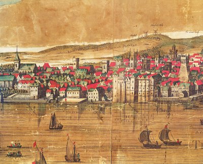 View of Baynards Castle by English School